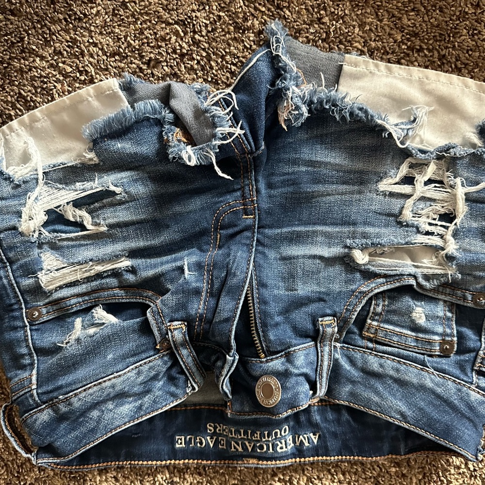 American eagle jean shorts size 2